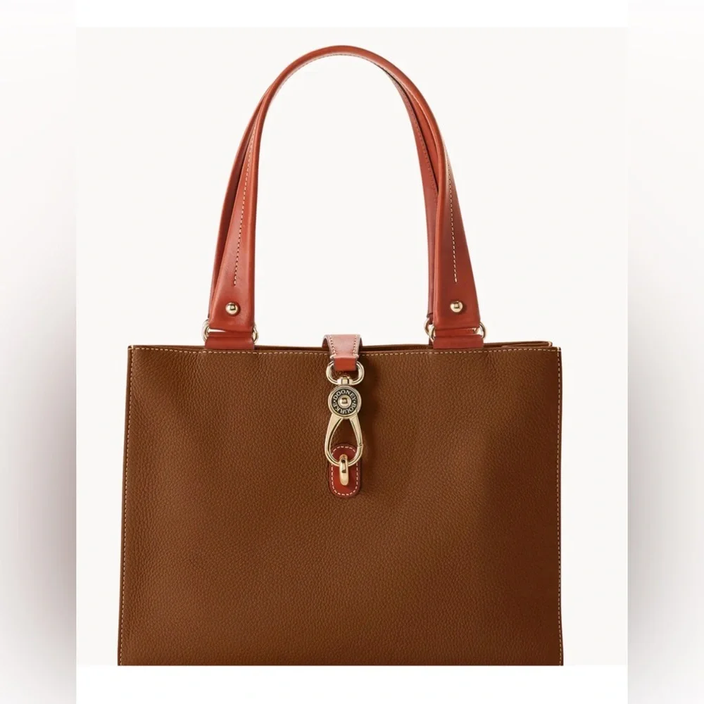 Dooney & Bourke Medium Logo Lock Tote **NEW** - Picture 1 of 4